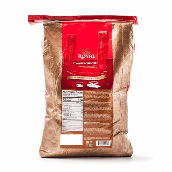 Royal Chef's Secret Extra Long Grain Basmati Rice 10 lb - Image 2