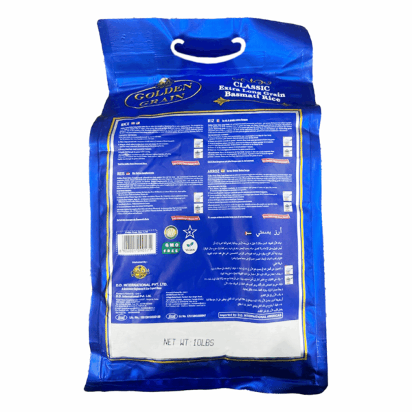 Golden Grain Basmati Rice 10 lb - Image 2