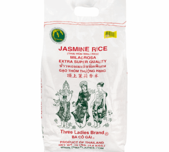 Three Ladies Brand Jasmine Rice Large Bag 10 lb