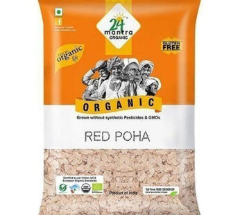 24 Mantra Organic Red Rice Poha, 2 lbs bag 2 lb