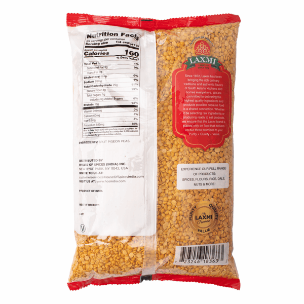 Laxmi Toor Dal, Split Pigeon Peas 4 lb - Image 2