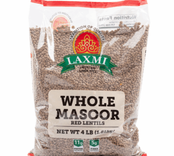 Laxmi Whole Masoor Matki Dal (Red Lentil) 4 lb