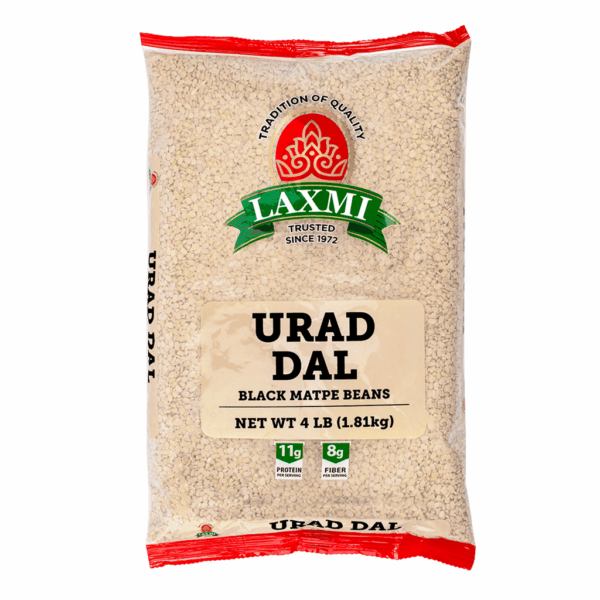 Laxmi Urad Dal, Skinned Black Lentils 4 lb