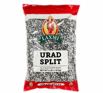 Laxmi Urad Dal Split, Split Skinned Black Lentils 4 lb