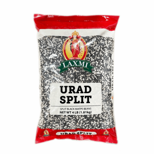 Laxmi Urad Dal Split, Split Skinned Black Lentils 4 lb