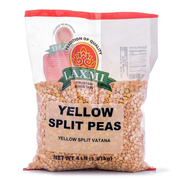 Laxmi Yellow Split Peas 4 lb