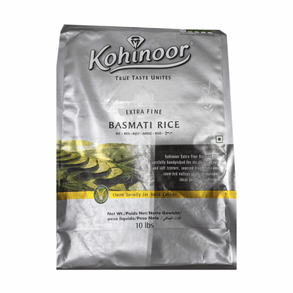 Kohinoor Extra Fine Basmati Rice 10 lb