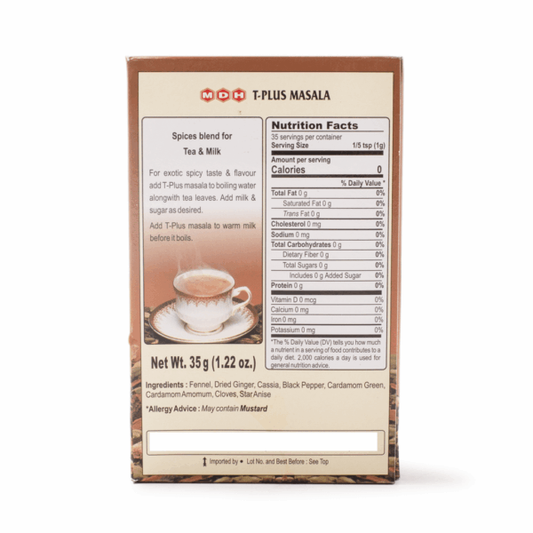 MDH T-Plus Masala 1.22 oz - Image 2