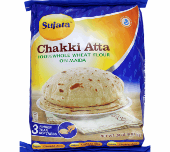 Sujata Chakki Atta(Whole Wheat Flour) 20Lb 20 lb