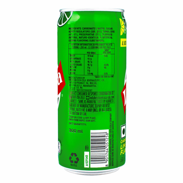 Limca Sweetened Lime Carbonated Beverage 7 fl.oz - Image 2