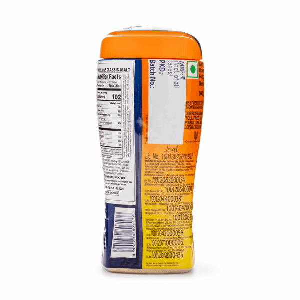 Horlicks Malt Drink Mix Original Flavor 17.6 oz - Image 2