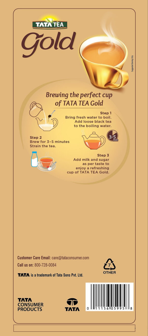 Tata Tea Gold Loose Black Tea 500 g - Image 2